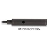 DeLOCK USB 3.2 Gen 2 Aktivverlängerungskabel, USB-C Stecker > USB-C Buchse schwarz, 3 Meter, 10 Gbps, mit DC Strombuchse
