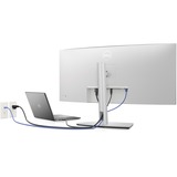 Dell U3423WE, LED-Monitor 87 cm (34 Zoll), silber/schwarz, WQHD, IPS, Curved, USB-C