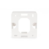 Digitus Aufputzrahmen DN-93803 für Keystone Leerdosen, Einbaurahmen weiß, 80 x 80mm