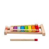 Fisher-Price Holz-Xylophon Musikinstrument für Kleinkinder, Musikspielzeug 2 Teile