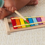 Fisher-Price Holz-Xylophon Musikinstrument für Kleinkinder, Musikspielzeug 2 Teile