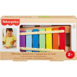 Fisher-Price Holz-Xylophon Musikinstrument für Kleinkinder, Musikspielzeug 2 Teile