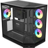 HYTE Y50 Pitch Black, Tower-Gehäuse schwarz, Tempered Glass x 3