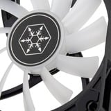 SilverStone Air Slimmer 90 ARGB, Gehäuselüfter schwarz, 92 mm