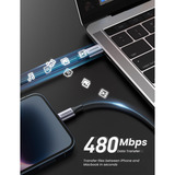 UGREEN US304 USB-C 2.0 > Lightning, MFI-zertifiziert, Kabel 1 Meter, PD 60 Watt, MFI-zertifiziert