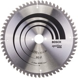 Bosch Kreissägeblatt Optiline Wood, Ø 250mm, 60Z Bohrung 30mm, für Kapp- & Gehrungssägen