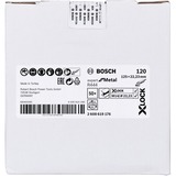 Bosch X-LOCK Fiberschleifscheibe R444 Expert for Metal, Ø 125mm, K120 Bohrung 22,23mm