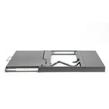 Digitus Modulare HD LCD KVM Konsole mit 17" TFT 8 Port HDMI, KVM-Switch schwarz, deutsches Tastaturlayout, 8 Port HDMI KVM-Switch, Touchpad