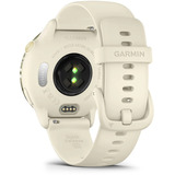Garmin vívoactive 6, Smartwatch bone/lunargold, 42 mm, Silikon-Armband