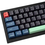 Keychron OEM Dye-Sub PBT Full Keycap-Set - Hacker, Tastenkappe blaugrau/neon-grün, 137 Stück, DE-Layout (ISO)