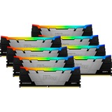 Kingston FURY DIMM 256 GB DDR4-3200 (8x 32 GB) Octo-Kit, Arbeitsspeicher schwarz, KF432C16RB2AK8/256, Renegade RGB, INTEL XMP