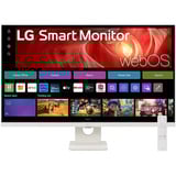 LG Smart Monitor 32U721SA-W, LED-Monitor 80 cm (32 Zoll), weiß, UltraHD/4K, VA, HDMI, USB-C, WebOS, FB