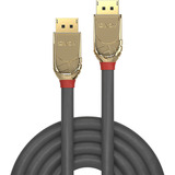 Lindy DisplayPort 1.2 Kabel, Gold Line grau, 10m