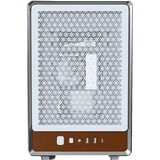 Montech Heritage 30 Pro, Tower-Gehäuse weiß/braun, Tempered Glass