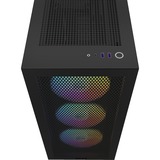 NZXT H7 Flow RGB           , Tower-Gehäuse schwarz (matt), Tempered Glass