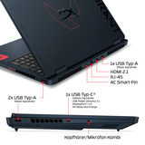 OMEN Omen 16-ap1099ng, Gaming-Notebook schwarz, AMD Ryzen 9 8940HX, NVIDIA GeForce RTX 5070, 24 GB DDR5, 1 TB (1 TB SSD), VALORANT Limited Edition, Windows 11 Home