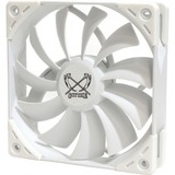 Scythe Kaze Flex 120 WEISS PWM 120x120x27, Gehäuselüfter weiß, 1800 U/min, 120 mm