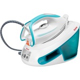 Tefal Express Anti-Calc SV8010, Dampfbügelstation weiß/türkis