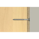 fischer Spanplattenschraube PowerFast II 4,5x70 Senkkopf TX 100 Stück, mit Teilgewinde, Edelstahl A2