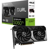 ASUS GeForce RTX 5060 Ti DUAL 8GB, Grafikkarte DLSS 4, 3x DisplayPort, 1x HDMI 2.1