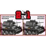 COBI Panzer 38(t) / (ČKD) LT vz.38, Konstruktionsspielzeug 