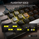 Corsair CLIPPER PRO MINI 60, Gaming-Tastatur schwarz, DE-Layout, Corsair MGX Hyperdrive