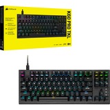 Corsair K60 PRO TKL RGB, Gaming-Tastatur schwarz, DE-Layout, Corsair OPX