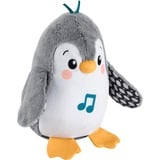 Fisher-Price Flatter & Wackel Pinguin, Kuscheltier schwarz/weiß