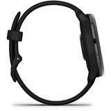 Garmin vívoactive 6 42mm black, Smartwatch schwarz/grau, 42 mm, Silikon-Armband