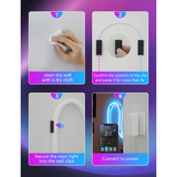 Govee Clips für Neonlichtschlauch 2 schwarz, 20 Stück, Kunststoff