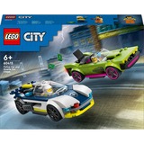 LEGO 60415 City Verfolgungsjagd mit Polizeiauto und Muscle Car, Konstruktionsspielzeug 