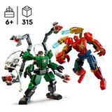 LEGO 76338 Marvel Super Heroes Mech-Duell: Spider-Man vs. Doc Ock, Konstruktionsspielzeug 