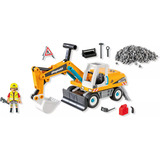 PLAYMOBIL 71749 Action Heroes Großer Bagger, Konstruktionsspielzeug 
