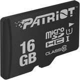 Patriot LX Series 16 GB microSDHC, Speicherkarte schwarz, UHS-I U1, Class 10