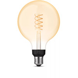 Philips Hue  White Filament Lampe E27 Giant Globe G125 550 lm, LED-Lampe 