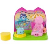 Spin Master Gabby's Dollhouse Deluxe Room Spielset - Fest-Raum mit Kätzchen Narwal , Spielfigur 