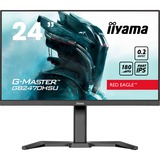 iiyama G-Master GB2470HSU-B6 Red Eagle, Gaming-Monitor 60.5 cm (23.8 Zoll), schwarz (matt), FullHD, Fast IPS, Ergonomischer, höhenverstellbarer Standfuß, 180Hz Panel