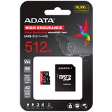 ADATA High Endurance 512 GB microSDXC, Speicherkarte UHS-I U3, Class 10, V30, A2