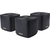 ASUS ZenWiFi AX Mini (XD4) 3er Set, Mesh Router schwarz, 1x Router, 2x AccessPoint