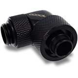 Alphacool Eiszapfen 16/10mm Anschraubtülle 90° drehbar G1/4, Verbindung schwarz, für weiche Schläuche (PVC, Silikon, Neoprene)