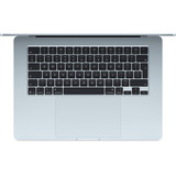 Apple MacBook Air (15") 2025 CTO, Notebook hellblau, 16 GB, 512 GB (512 GB SSD), M4, Kroatisch
