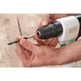 BLACK+DECKER Akku-Bohrschrauber reviva, 12Volt weiß/schwarz, integrierter Li-Ion-Akku 1,5Ah