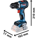 Bosch Akku-Bohrschrauber GSR 18V-90 C Professional solo, 18Volt blau/schwarz, ohne Akku und Ladegerät