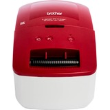 Brother QL-600R, Etikettendrucker rot/weiß