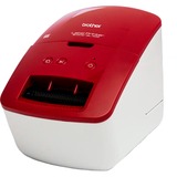 Brother QL-600R, Etikettendrucker rot/weiß