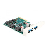 DeLOCK PCI Express x4 Karte zu 2 x extern USB 10 Gbps Typ-A Buchse, USB-Controller 