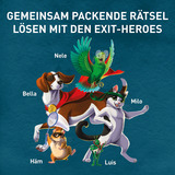 KOSMOS EXIT Das Spiel Family 2: Backstage Boys/Jahrmarkt im Dunkeln, Rätselspiel 