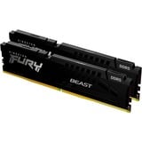 Kingston FURY DIMM 32 GB DDR5-6400 (2x 16 GB) Dual-Kit, Arbeitsspeicher schwarz, KF564C32BBEK2-32, FURY Beast, INTEL XMP, AMD EXPO