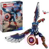 LEGO 76296 Marvel Super Heroes New Captain America Baufigur, Konstruktionsspielzeug 