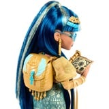 Mattel Monster High Cleo de Nile Modepuppe mit Tier Hissette und Accessoires 